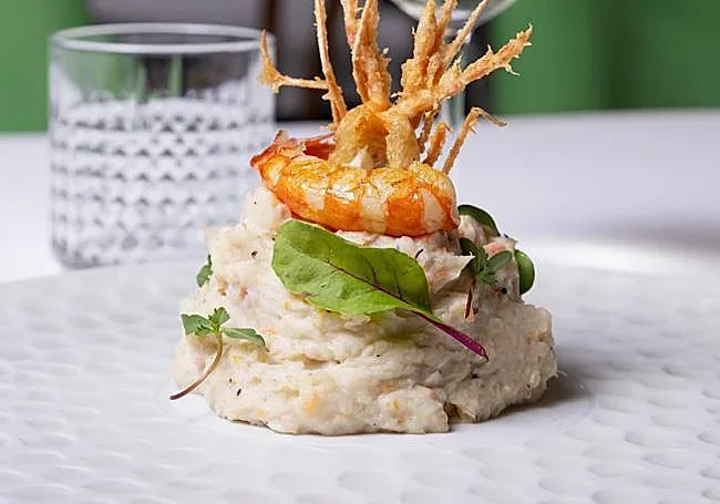 Ensaladilla en El Santo Restaurante