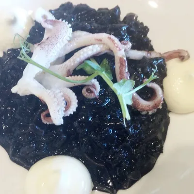 Arroz negro en Regi Jatetxea