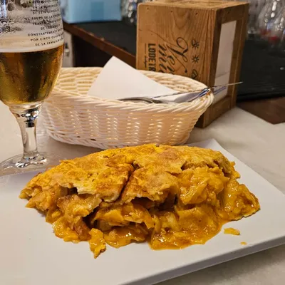 Tortilla de patatas en Bar La Tita
