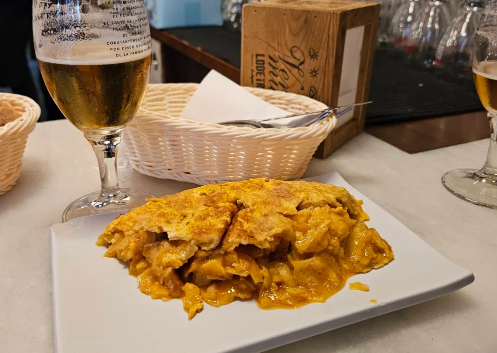 Tortilla de patatas en Bar La Tita