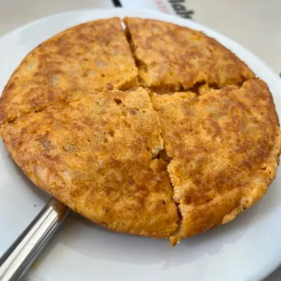 Tortilla de patatas en Tasca La Marillanos