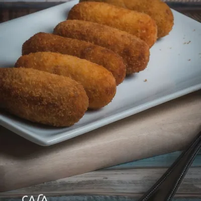 Croquetas en Casa Enriqueta