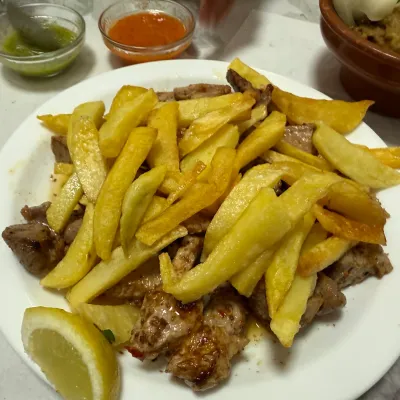 Carne fiesta en Casa Goya