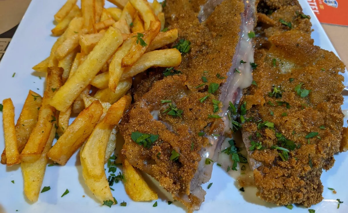 Cachopo en Puerto Astur