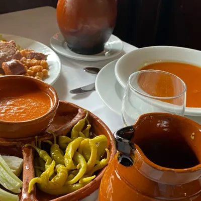 Cocido madrileño en La Bola