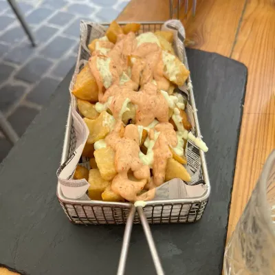 Patatas bravas en Restaurante El Vasco de Vegueta