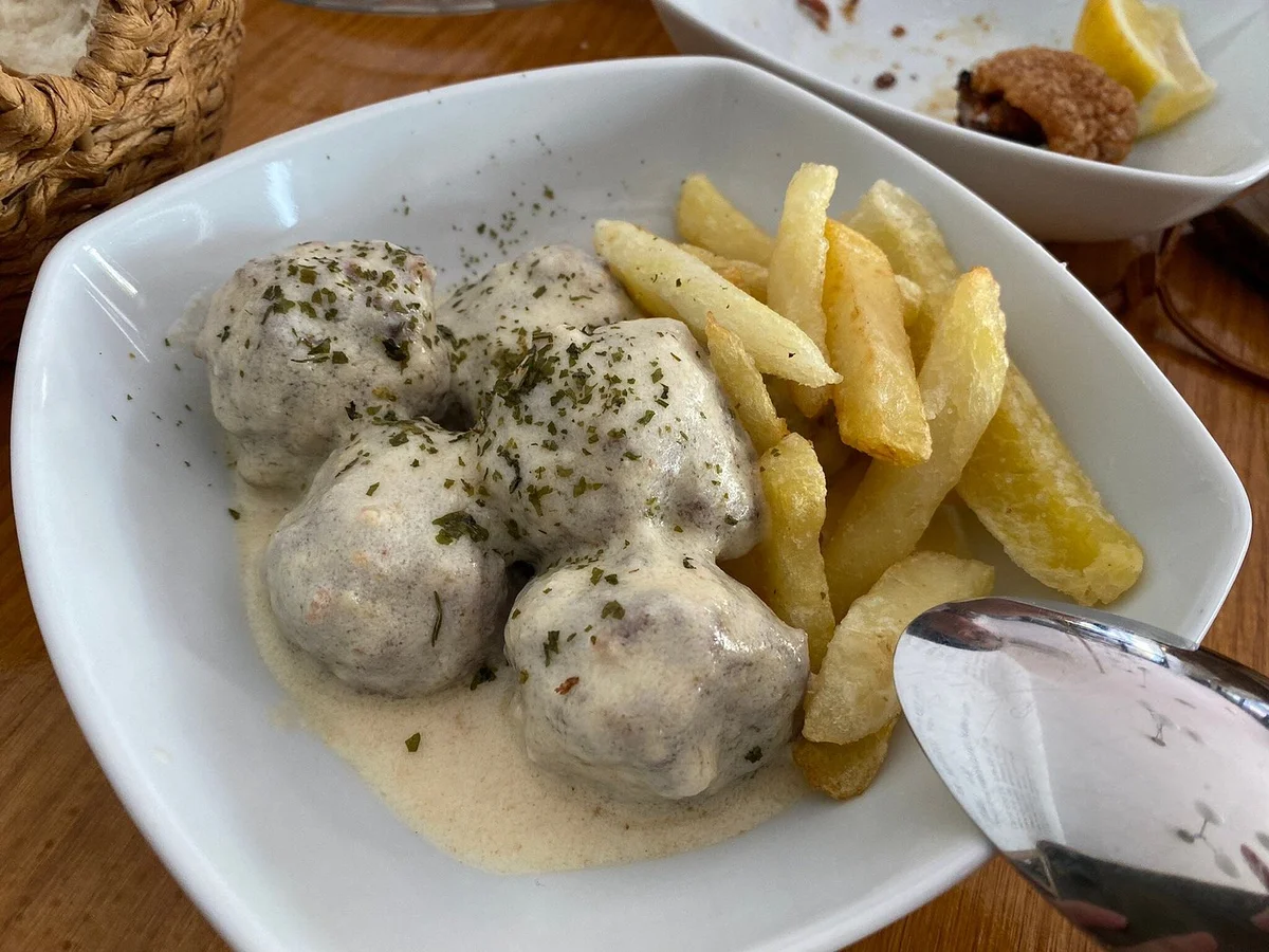 Albóndigas de ternera en Tasca La Marillanos