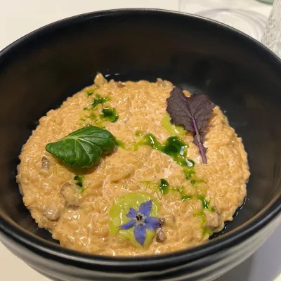 Risotto en El Santo Restaurante