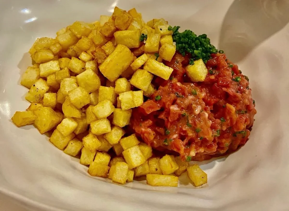 Steak tartar en Restaurante Deliciosa Marta