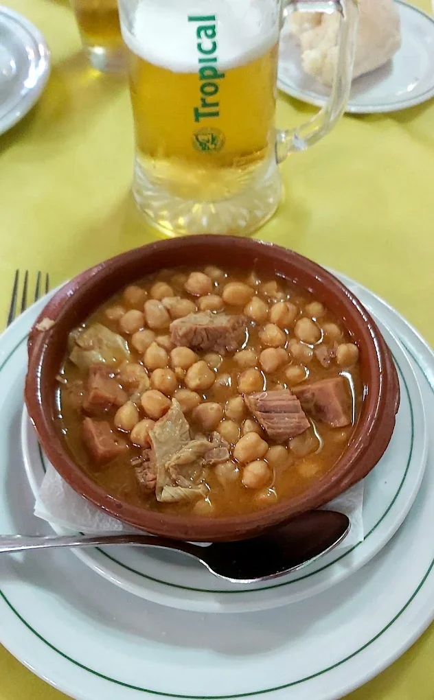 Garbanzas compuestas en Restaurante Grill Cumbres Canarias
