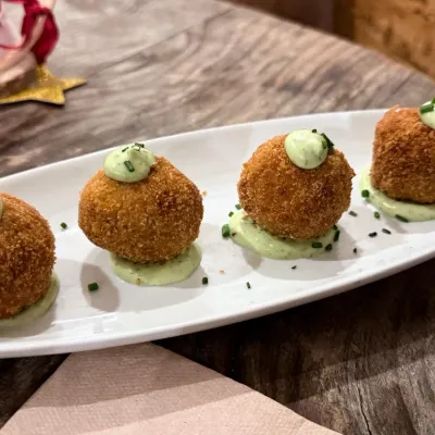 Croquetas en El Mirador de Can Cases