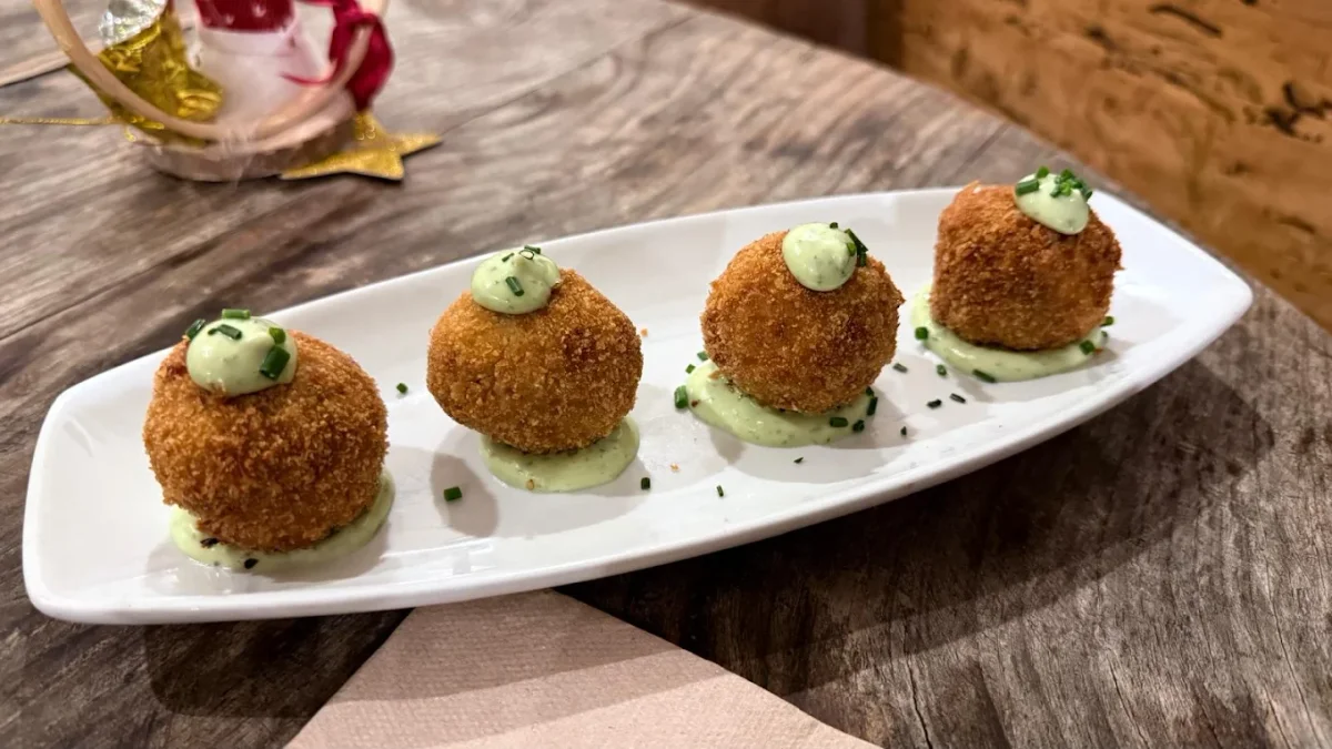 Croquetas en El Mirador de Can Cases