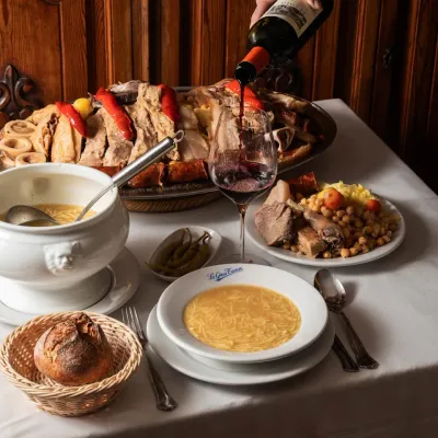 Cocido madrileño en La Gran Tasca