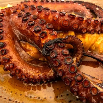 Pulpo a la plancha en A Noiesa Casa de Comidas