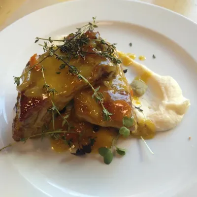 Pollo al chilindrón en Cafetería Las Armas